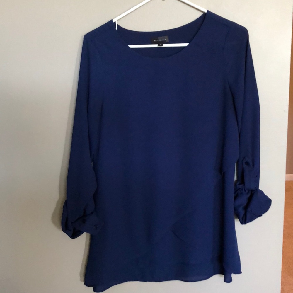 Navy blouse